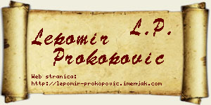 Lepomir Prokopović vizit kartica